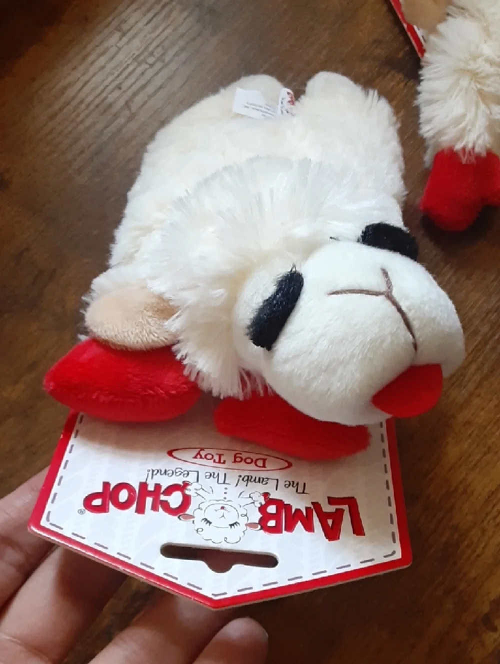 Lamb Chop Squeaky Dog Toy